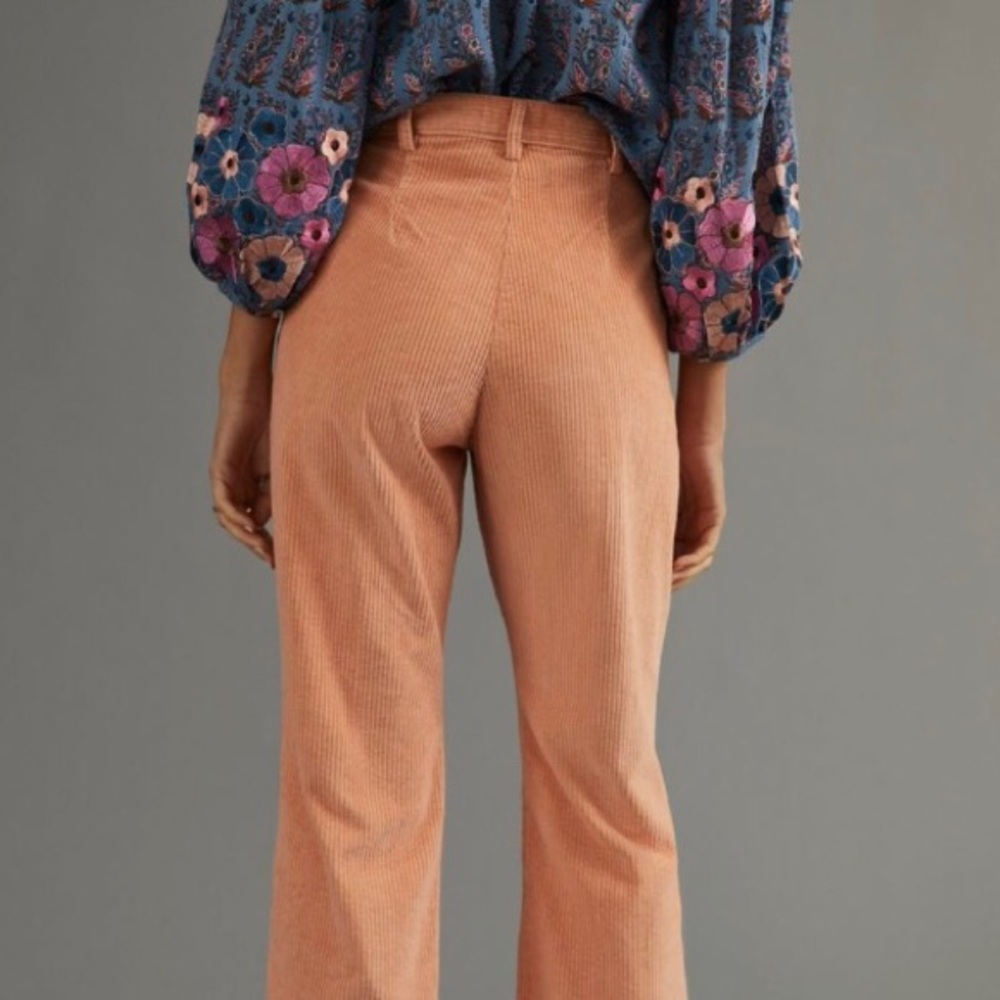 Anthropologie Levi’s Corduroy Pants Size 29 Math Club Cropped New with Tags pink - Picture 4 of 16